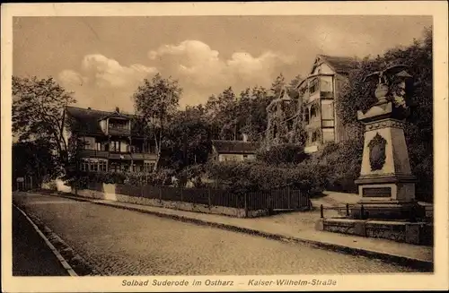 Ak Bad Suderode Quedlinburg im Harz, Kaiser Wilhelm Straße