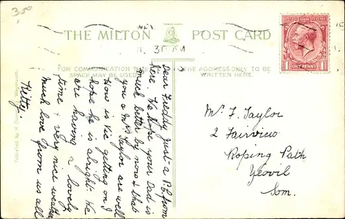 Ak Upwey Dorset England, Dorf