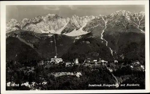 Ak Innsbruck Tirol, Hungerburg mit Nordkette, Gebirge