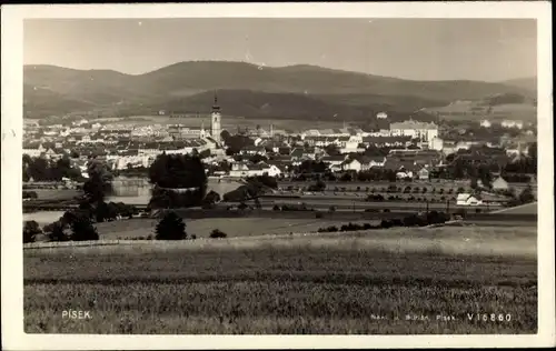 Ak Písek Pisek Südböhmen, Panorama