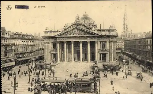 Ak Bruxelles Brüssel, Börse