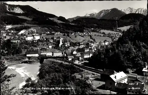 Ak Hieflau Landl in der Steiermark, Gesamtansicht