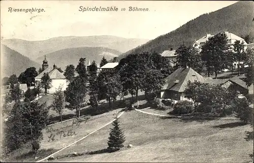 Ak Spindleruv Mlýn Spindlermühle Spindelmühle Riesengebirge Region Königgrätz, Teilansicht