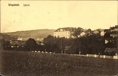 Ak Bílovec Wagstadt Region Mährisch Schlesien, Schloss