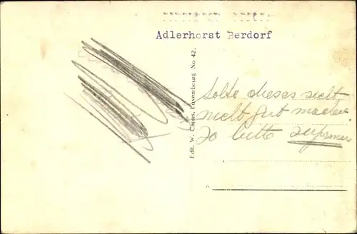 Ak Berdorf Luxemburg, Adlerhorst