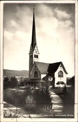 Ak Oerlikon Zürich Stadt Schweiz, Reformierte Kirche