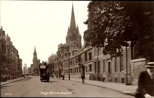 Ak Oxford Oxfordshire England, Hauptstraße
