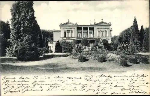 Ak Bückeburg im Kreis Schaumburg, Villa Harrl