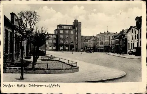 Ak Itzehoe in Holstein, Wilstermarsch Platz