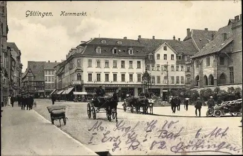 Ak Göttingen in Niedersachsen, Kornmarkt