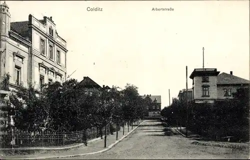 Ak Colditz in Sachsen, Albertstraße