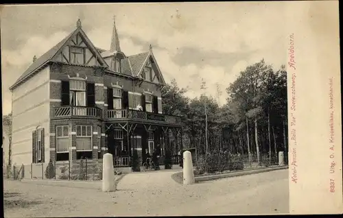 Ak Apeldoorn Gelderland, Hotel Pension Belle Vue