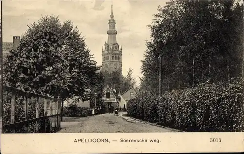 Ak Apeldoorn Gelderland, Soerenscheweg