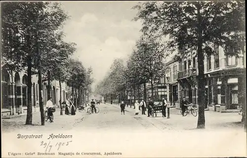 Ak Apeldoorn Gelderland, Dorpstraat