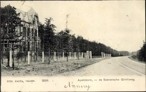 Ak Apeldoorn Gelderland, Soerensche Grintweg