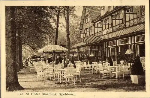 Ak Apeldoorn Gelderland, Hotel Bloemink