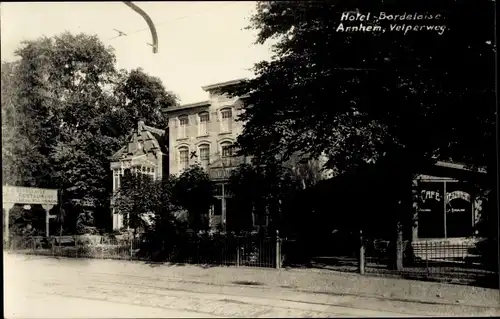 Ak Arnhem Gelderland Niederlande, Velperweg 2, Hotel Bordelaise