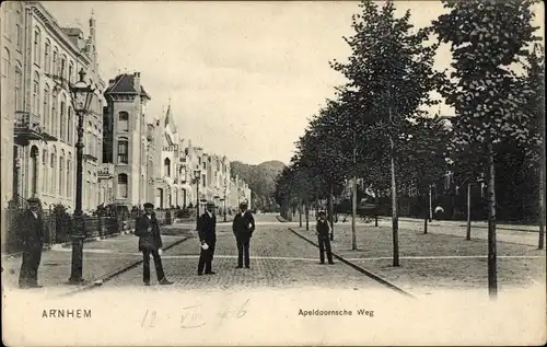 Ak Arnhem Gelderland Niederlande, Apeldoornsche Weg