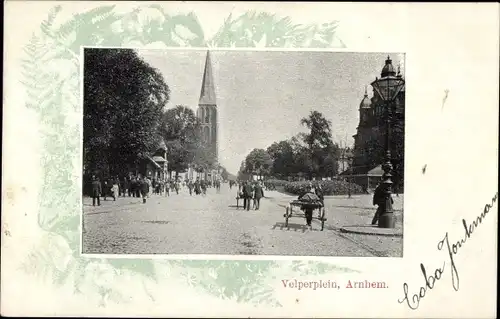 Passepartout Ak Arnhem Gelderland Niederlande, Velperplein