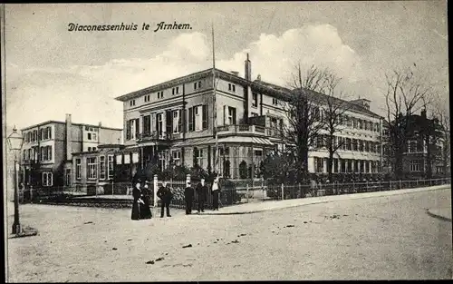 Ak Arnhem Gelderland Niederlande, Diaconessenhuis