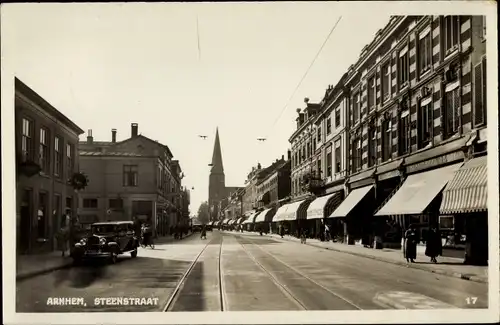 Ak Arnhem Gelderland Niederlande, Steenstraat