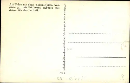 Ak Peter Kongstedt, Reisender aus Wandling Dänemark
