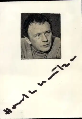 Foto Autogramm Schauspieler Horst Michael Neutze