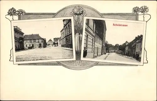 Passepartout Ak Schulstraße, Platz