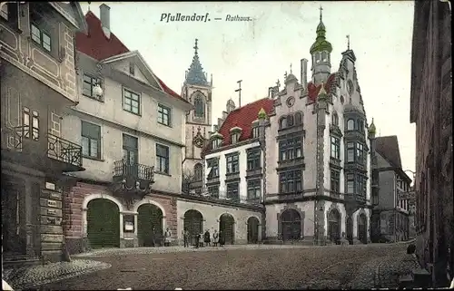 Ak Pfullendorf in Baden, Rathaus