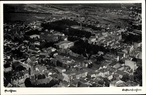 Ak Elmshorn in Schleswig Holstein, Fliegeraufnahme