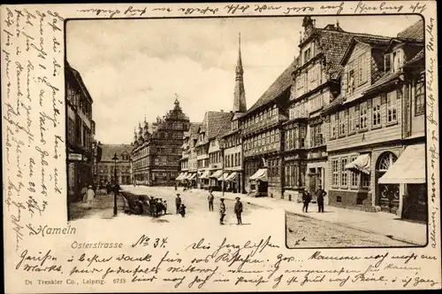 Ak Hameln in Niedersachsen, Osterstraße