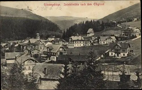 Ak Spindleruv Mlýn Spindlermühle Spindelmühle Riesengebirge Region Königgrätz, Gesamtansicht