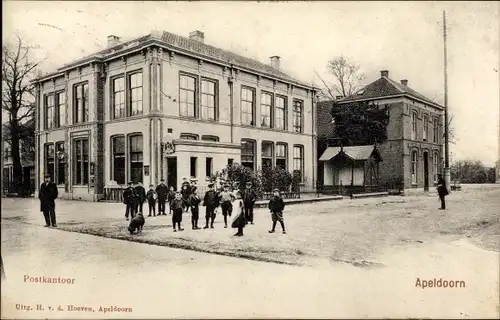 Ak Apeldoorn Gelderland, Postamt, Kinder