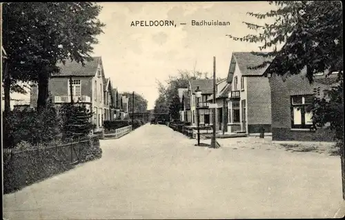 Ak Apeldoorn Gelderland, Badhuislaan