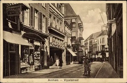 Ak Arnhem Gelderland Niederlande, Vijzelstraat