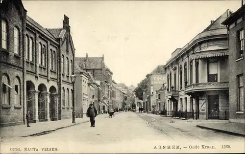 Ak Arnhem Gelderland Niederlande, Oude Kraan