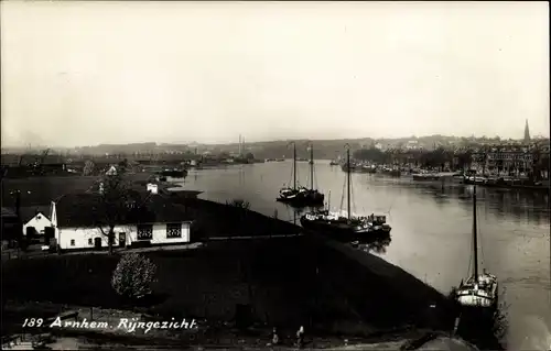 Foto Ak Arnhem Gelderland Niederlande, Panorama, Rijn