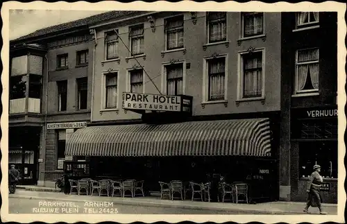 Ak Arnhem Gelderland Niederlande, Nieuwe Plein, Park Hotel