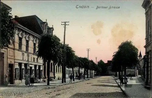 Ak Trebbin im Kreis Teltow Fläming, Berliner Straße