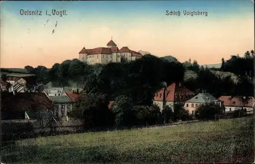 Ak Oelsnitz im Vogtland, Schloss Voigtsberg