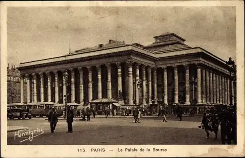 Ak Paris II., Das Palais de la Bourse