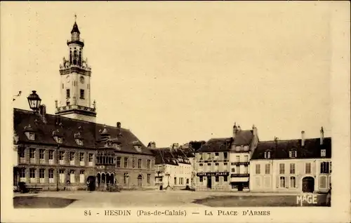 Ak Hesdin Pas de Calais, Place d’Armes