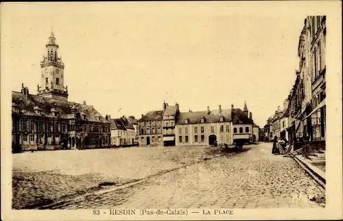 Ak Hesdin Pas de Calais, Place