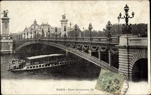 Ak Paris VIII, Pont Alexandre III