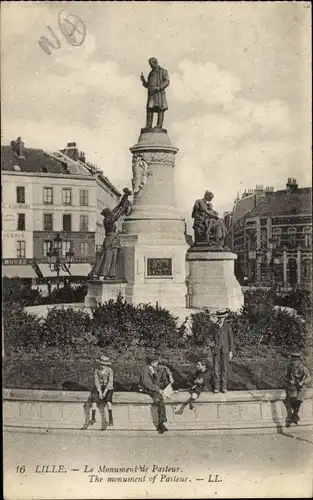 Ak Lille Nord, Pasteur-Denkmal