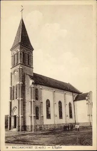 Ak Ballancourt Essonne, Kirche