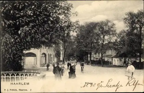 Ak Haarlem Nordholland Niederlande, Zijlweg