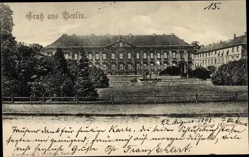 Ak Berlin Tiergarten, Schloss Bellevue