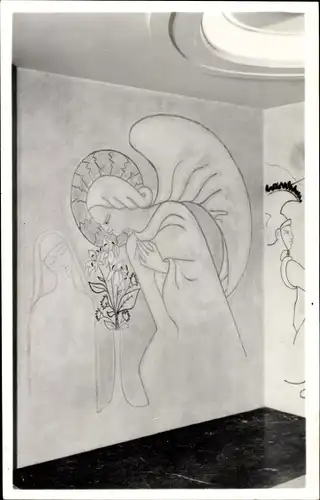 Ak London City England, die französische Kirche