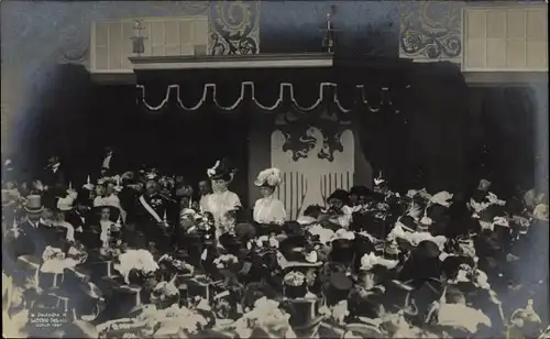 Ak Berlin Mitte, Deutsche Armee-, Marine- und Kolonialausstellung 1907, Eröffnungsfeier